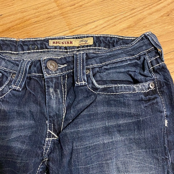 Big Star Sz 26R Remy Low Rise Bootcut Contrast Stitch Jeans - Picture 4 of 13